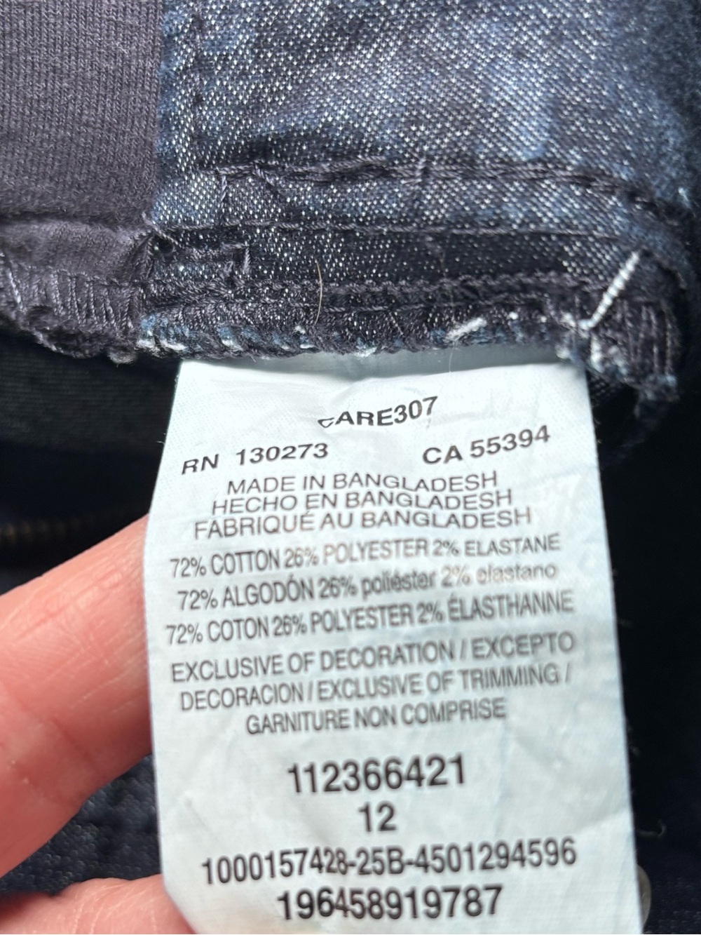 Lee Mid-rise Comfort Stretch Waistband Denim Shorts Women’s Size 12 - Picture 6 of 6